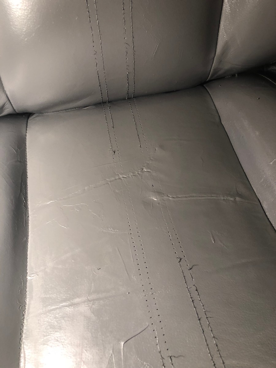 Filled and dyed cracks